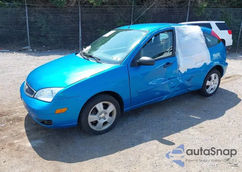 2007 Ford Focus S/Se/Ses из США, поврежденный, VIN 1FAHP37N27W161139